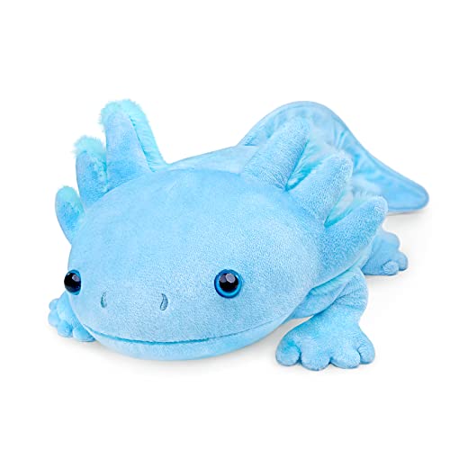 lilizzhoumax Axolotl plüschtier 31”, simuliertes Tier Axolotl plüschtier, Kawaii Axolotl plüschtier, realistische Axolotl plüschtier Spielzeug für Wilde Tiere, Geschenk für Freunde und Kinder von lilizzhoumax