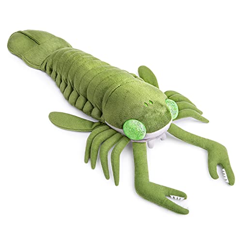 lilizzhoumax Kambrischer Uralter Organismus Eurypteroid Plüschtier 42cm/16”, Simuliertes Tier Eurypteroid Plüschtier, Realistische Eurypteroid Plüschtier Spielzeug für Wilde Tiere von lilizzhoumax