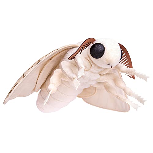 lilizzhoumax Motte Plüschtier 25.6”, Simuliertes Tier Seidenmotte Moth Plüschtier, Kawaii Motte Plüschtier, Realistische Insekt Motte Spielzeug für Wilde Tiere, Geschenk für Freunde und Kinder von lilizzhoumax