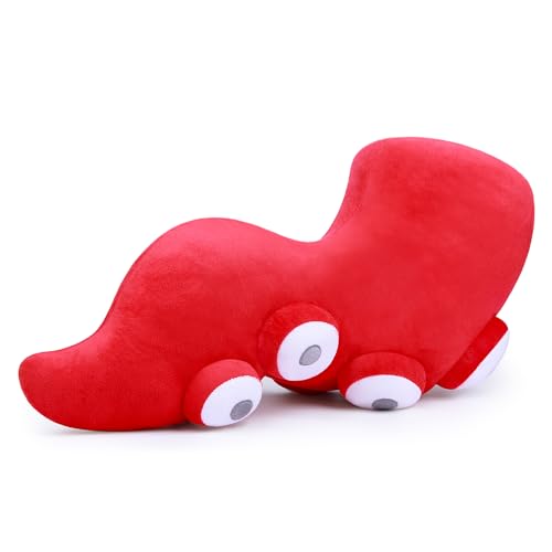 lilizzhoumax Oktopus Kissen plüschtier 60cm/24”, Simuliertes Tier Oktopus Kissen Kawaii Oktopus Fisch, Realistische Oktopus Plüsch Spielzeug für Wilde Tiere Geschenk für Kinder rot von lilizzhoumax