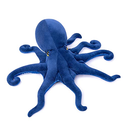 lilizzhoumax Oktopus plüschtier 85cm/33”, Simuliertes Tier Oktopus Plüschtier, Kawaii Oktopus Fisch, Realistische Oktopus Plüsch Spielzeug für Wilde Tiere, Geschenk für Kinder blau von lilizzhoumax