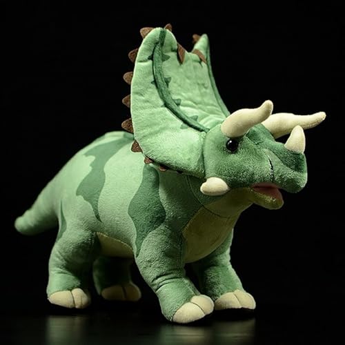 lilizzhoumax Pentaceratops Plüschtier 43cm/17”, Simuliertes Tier Pentaceratops Plüschtier Kawaii Kuscheltier Realistische Dinosaurier Plüsch Spielzeug für Wilde Tiere, Geschenk für Kinder von lilizzhoumax