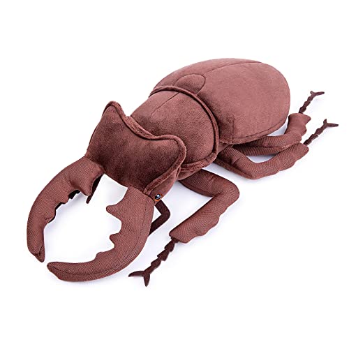 lilizzhoumax Plüschtier Hirschkäfer 25cm/10”, Simuliertes Tier Plüschtier Hirschkäfer Realistische Insekt-Plüsch Spielzeug für Wilde Tiere, Geschenk für Freunde und Kinder pelziges Stofftier von lilizzhoumax