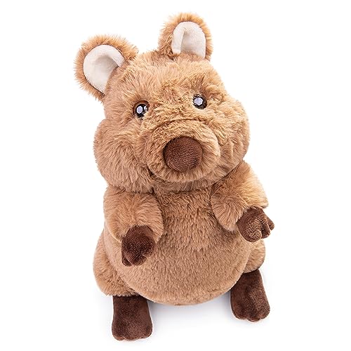 lilizzhoumax Quokka Plüschtier 20cm/8”, Simuliertes Tier Quokka Kuscheltier Kawaii Quokka Plüschspie, Realistische Quokka Plüschspie Spielzeug für Wilde Tiere, Geschenk für Freunde und Kinder von lilizzhoumax