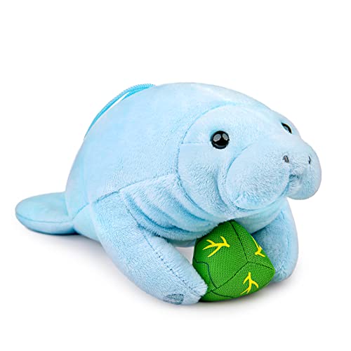 lilizzhoumax Seekuh plüschtier 18cm/7”, Simuliertes Tier Seekuh Plüschtier, Kawaii Seekuh Kuscheltier, Realistische Seekuh Plüsch Spielzeug für Wilde Tiere, Geschenk für Freunde und Kinder von lilizzhoumax