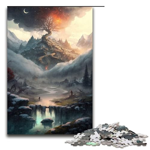 Puzzle für Erwachsene 1000 Teile Himmelsbaum des Lebens unmögliches Puzzle Familienspiel Stressabbau schwierige Herausforderung 75 x 50 cm Puzzle für Erwachsene 1000 Teile Himmelsbaum des Lebens unmögliches Puzzle Familienspiel Stressabbau schwierige Herausforderung 75 x 50 cm von linghhiming