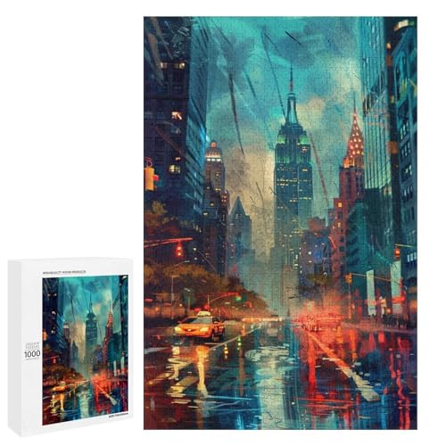 Puzzle für Erwachsene 1000 Teile wunderschöne New Yorker Familien Holzpuzzles Lernspiel Herausforderungsspielzeug 75 x 50 cm Puzzle für Erwachsene 1000 Teile wunderschöne New Yorker Familien Holzpuzzles Lernspiel Herausforderungsspielzeug 75 x 50 cm von linghhiming