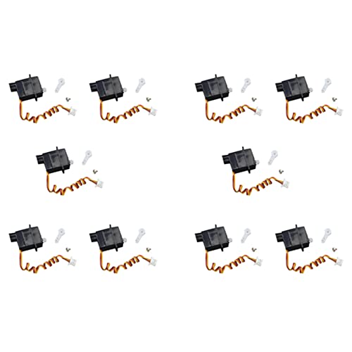 liovitor 10X 1.9G Kunststoff Servo für V966 V911S V977 V930 V931 XK K110 K124 A600 A430 A800 RC Hubschrauber Teile Zubehör von liovitor