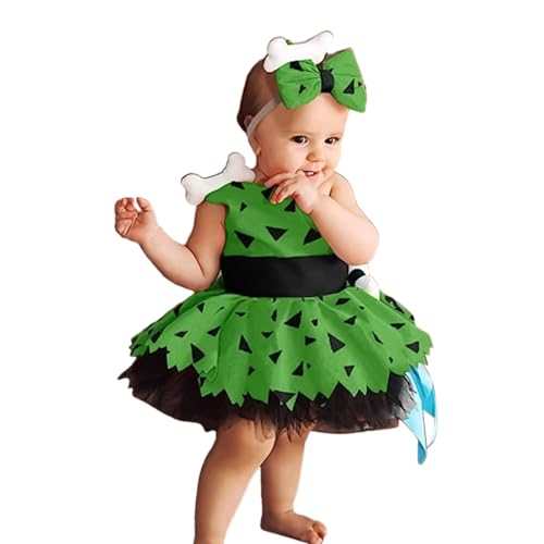 lisutupode Kleinkind Halloween Tutu Kleid,Halloween Tüllkleid Kleinkind, Tutu Kleid Halloween Kleid Outfit, Halloween-Kostüm mit Schleifen-Stirnband, Prinzessinnenkleid, ärmellose Partykleider von lisutupode