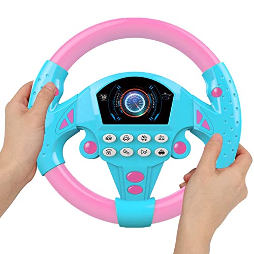 lisutupode Lenkradspielzeug Für Auto, Co Pilot Lenkrad Simulationslenkrad, Früherziehung, Pädagogisches Aufklärungsspielzeug Für Kinder, Fahrsimulator Für Kinder, 20x20cm von lisutupode