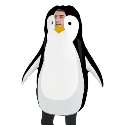 lisutupode Pinguin-Kostüm für Kinder, Pinguin-Strampler, Partyzubehör für Karneval, Maskerade, Aufführung, Mädchen, Jungen, Frauen lisutupode Pinguin-Kostüm für Kinder, Pinguin-Strampler, Partyzubehör für Karneval, Maskerade, Aufführung, Mädchen, Jungen, Frauen von lisutupode