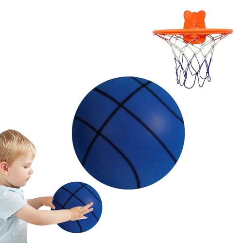 lisutupode Ruhiger Basketball | Schaumstoff-Basketball-Indoor-Trainingsball, Größe 7 - High-Density Soft Foam Ball Mute Basketball für Kinder, Teenager, Erwachsene, Spielübungen von lisutupode