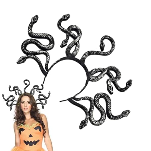 lisutupode Schlangen-Stirnbänder für Damen, Masken-Kopfschmuck, Schlangen-Stirnband, lustig für Karneval, Maskerade, Halloween, Cosplay, Kostümzubehör lisutupode Schlangen-Stirnbänder für Damen, Masken-Kopfschmuck, Schlangen-Stirnband, lustig für Karneval, Maskerade, Halloween, Cosplay, Kostümzubehör von lisutupode