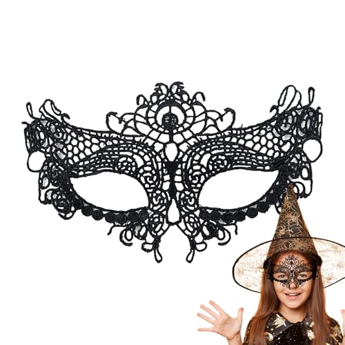 lisutupode Spitze Augenmaske - Elegante Gesichtsmaske Augenklappe für Mädchen Damen Teenager - Augenmaske für Party Cosplay Bühnenauftritte Halloween Weihnachten lisutupode Spitze Augenmaske - Elegante Gesichtsmaske Augenklappe für Mädchen Damen Teenager - Augenmaske für Party Cosplay Bühnenauftritte Halloween Weihnachten von lisutupode