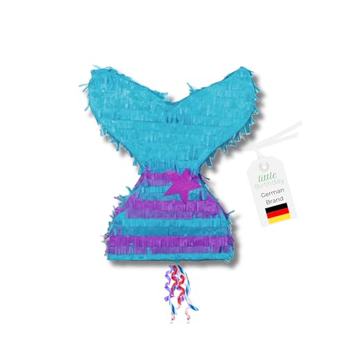 LITTLE BIRTHDAY | Meerjungfrau Pinata | Piñata Geburtstag Mädchen und Junge | 44x37x9,5cm | Süssigkeiten Kindergeburtstag | Pinata Füllung | Mermaid Geburtstag für die Motto Party von little Birthday