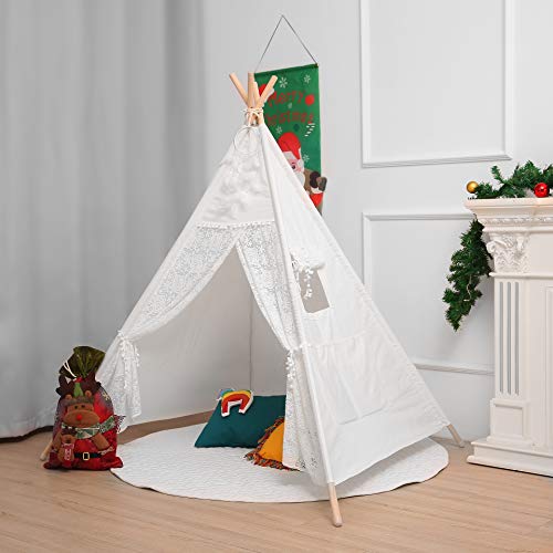 little dove Tipi Spielzelt für Kinder mit Bodenmatte Kinderzelt Indianer von little dove