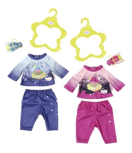 BABY born 824818 Bär, Schmetterling, Eule, Sterne Play&Fun Nachtlicht Outfit, 43 cm von little tikes