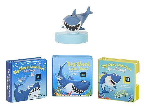 Little tikes Story Dream Machine Story Collection – The Big Shark, Little Shark Collection – 3 Storytime Bücher und 1 Hörspielcharakter – Für Kleinkinder und Kinder, Spielzeug für Mädchen und Jungen von little tikes