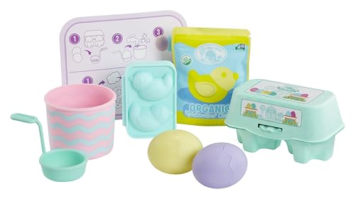 LITTLE TIKES Creative Chefs Mini Easter Basket Kit - mit 7 Zubehörteilen, Rollenspiel-Osterset, für Jungen und Mädchen ab 3 Jahren, Nicht ESSBAR von little tikes