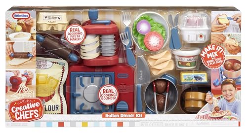 Little Tikes Creative Chefs Italian Restaurant Kit– mit Make It Mix und 33 Realistischen Utensilien, Rollenspiel-Kochset, Nicht ESSBAR, Geeignet für Jungen und Mädchen ab 3 Jahren Little Tikes Creative Chefs Italian Restaurant Kit– mit Make It Mix und 33 Realistischen Utensilien, Rollenspiel-Kochset, Nicht ESSBAR, Geeignet für Jungen und Mädchen ab 3 Jahren von little tikes