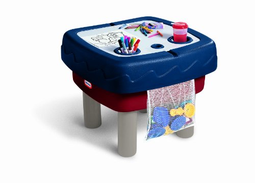 Little Tikes - Easy Store Sand- und Wassertisch - Spielset für Kleinkinder im Freien - Sicher und tragbar - Fördert kreatives Spielen von little tikes