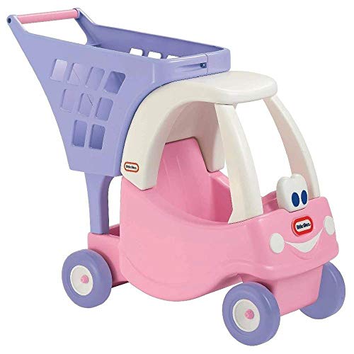 Little Tikes Einkaufswagen - Imaginärer Lebensmitteleinkauf für Kinder - Spielset für Kleinkinder - Rosa/Violett von little tikes