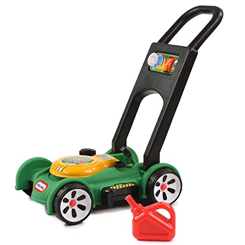 Little Tikes Gas n' Go Mower - Realistischer Rasenmäher für das Spielen im Freien - Kinderspielzeug für den Garten mit mechanischen Geräuschen, beweglichen Gashebel und Benzinkanister. Ab 18 Monaten. von little tikes