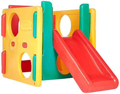 Little Tikes Junior Activity Gym. Klettern, Krabbeln und Rutschen, Langlebiges Gartenspielzeug für Kinder für Drinnen & Draussen. Stabiles und sicheres Spielset für Kinder ab 18 Monaten von little tikes