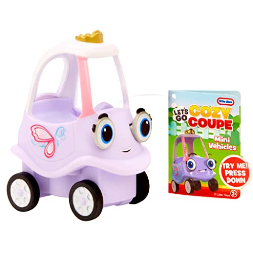 Little Tikes Let's Go Cozy Coupe - Feen Mini-Schiebe- und Spielfahrzeug - Für Autospaß auf dem Tisch und am Boden - Geeignet für Kleinkinder ab 3 Jahren von MGA Entertainment