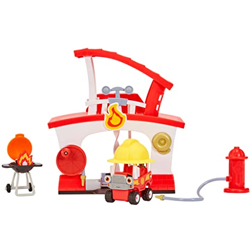 Little Tikes Let's Go Cozy Coupe Feuerwehr - Inklusive Cozy Feuerwehrauto, Helm, Grill und Hydrant - Für Kleinkinder ab 3 Jahren, Feuerwache Spielset von little tikes