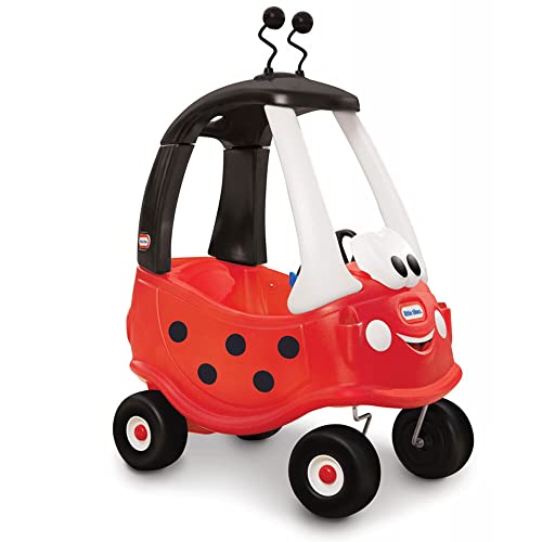 Little Tikes Marienkäfer Cozy Coupé - Rutschfahrzeug mit Echter Hupe, Klickendem Zündschalter & Tankdeckel - Exklusiv bei Amazon von little tikes