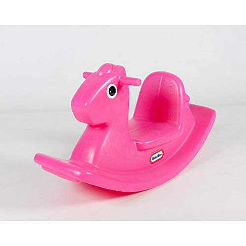 Little Tikes Schaukelpferd - Aktives Spielen für Kleinkinder - Einface Griffe mit Grip und Stabiler Sattel für Sicherheit - Robuste Konstruktion - magenta von little tikes