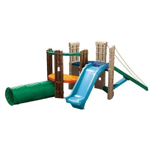 Little Tikes Seek & Explore Climber - Spielset mit Rutsche & Jungle Klettergerüst für Kleinkinder - Aktives Spielen - Inklusive Leiter, Brücke, Festung & mehr - Alter: 2 bis 5 Jahre von little tikes