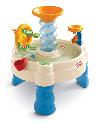 Little Tikes Spiralin' Seas Wassertisch - Gartenspiel - Fördert aktives und fantasievollen Spielen - Inklusive 5 Bälle und 1 Becher - Für Kleinkinder von 24 Monaten bis 6+ Jahren von little tikes