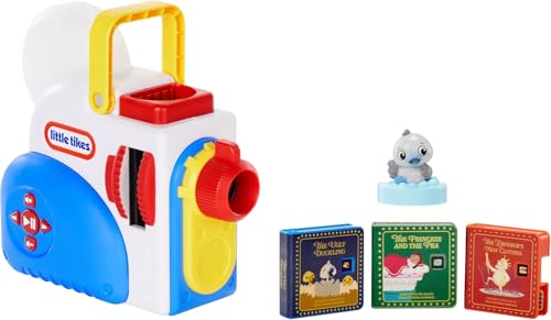 Little tikes Story Dream Machine Starter-Set mit 3 klassischen Märchen - Lichtprojektor, Sound und Audio für Kinder - Enthält 3 Geschichten und 1 Figuren, Farbe, klein, 174568-IT von little tikes