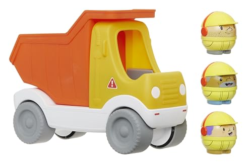 little tikes Toddle Tots Haul Away Dump Truck - Spielset für Kleinkinder - Kipplader & 3 Figuren für Rollenspiele - Geschenkidee + Spielzeug für Kleinkinder - für Mädchen + Jungen von 1-5 Jahren von little tikes