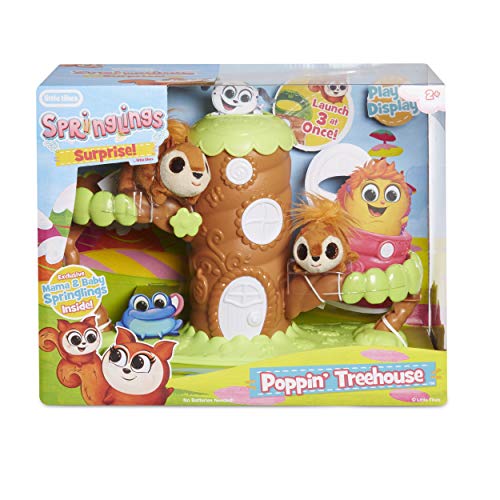 little tikes 649806 Springlings Überraschung Poppin' Treehouse, Mehrfarbig von little tikes