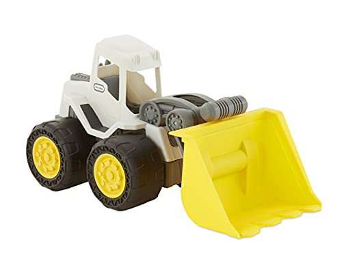 little tikes Dirt Diggers 2-in-1 Baufahrzeug - Realistisches Design - Spielzeug für Draußen und Drinnen - Für aktives Spielen, ab 2 Jahren - Frontlader von little tikes