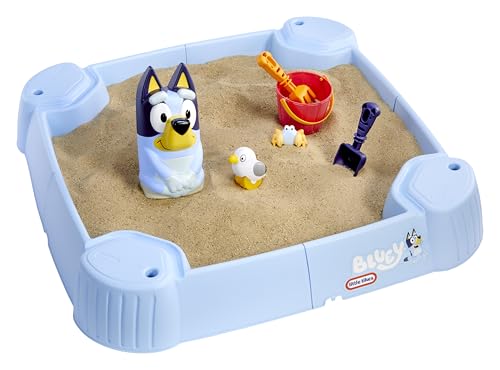 little tikes Bluey Beach Day Sandbox - Mit 6 Zubehörteilen, Aktives Spielen mit Bluey, für Jungen und Mädchen von 1-6 Jahre little tikes Bluey Beach Day Sandbox - Mit 6 Zubehörteilen, Aktives Spielen mit Bluey, für Jungen und Mädchen von 1-6 Jahre von little tikes
