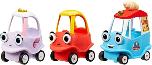 little tikes Let's Go Cozy Coupe - Cozy Mini Push & Play-Fahrzeug - Verschiedene Modelle - EIN Auto inklusive - Für Kleinkinder ab 3 Jahre, Red von little tikes