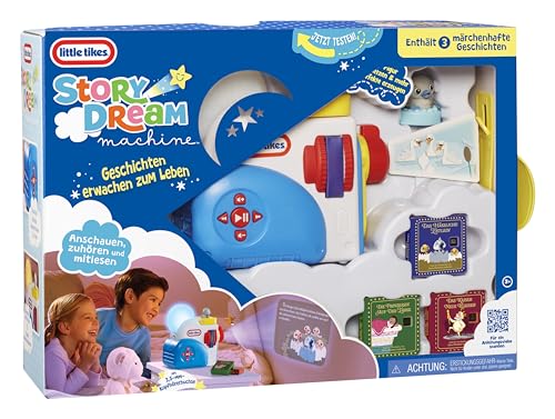 little tikes Story Dream Machine Starter-Set mit 3 klassischen Märchen – Licht-, Ton- und Audioprojektor für Kinder – Enthält 3 Geschichten und 1 Figur – Für Kinder ab 3 Jahren little tikes Story Dream Machine Starter-Set mit 3 klassischen Märchen – Licht-, Ton- und Audioprojektor für Kinder – Enthält 3 Geschichten und 1 Figur – Für Kinder ab 3 Jahren von little tikes