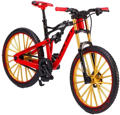 Mountainbike-Modell Spielzeug, 1:10 Mini Fahrrad Spielzeug, Finger Fahrrad Modell, Miniatur Finger Bike, Modell Mini Mountainbike, für Unterricht, Zuhause, Büro, Verein von liyungg