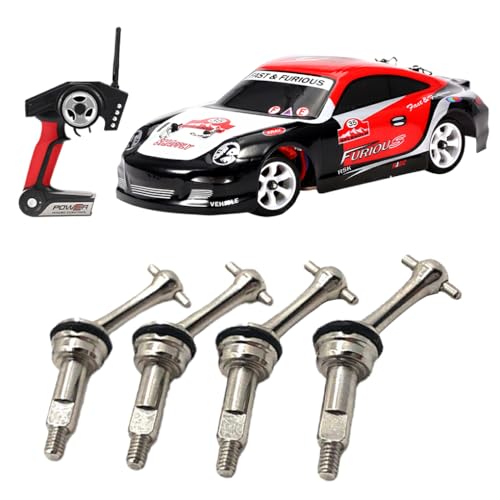 lopituwe 4 Paket/los Stahl CVD Universal Antriebsgelenk Welle Für 1/28 Wltoys K969 Metall Erweiterte Antriebswelle RC Auto Upgrade Teile RC von lopituwe