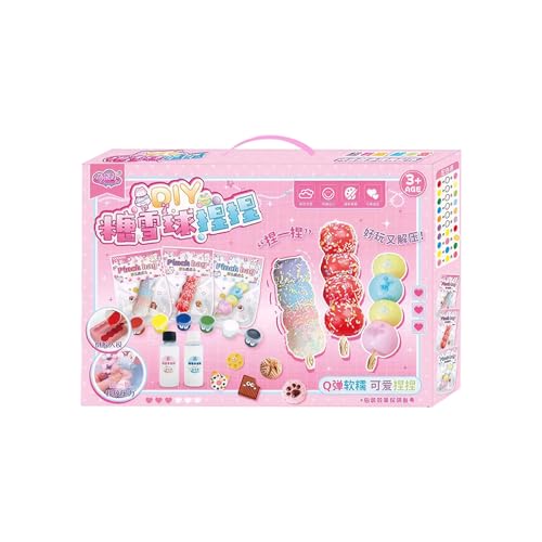 lopituwe Mischen Sie Farben und Formen mit dem Jelly Wax Kneting Music Kit. Mischen Sie mehrere Farben zu Ihrem Lieblingsstil. TPR Dekompressionsspielzeugpaket, Typ+2 von lopituwe