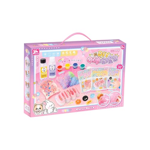 lopituwe Mischen Sie Farben und Formen mit dem Jelly Wax Kneting Music Kit. Mischen Sie mehrere Farben zu Ihrem Lieblingsstil. TPR Dekompressionsspielzeugpaket, Typ+3 von lopituwe