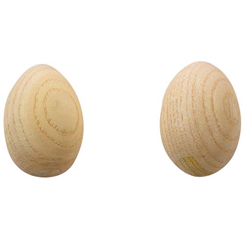 loveless Percussion Instruments Wooden Egg Shakers Rhythm Rattle for Baby Kids 2 Pack von loveless