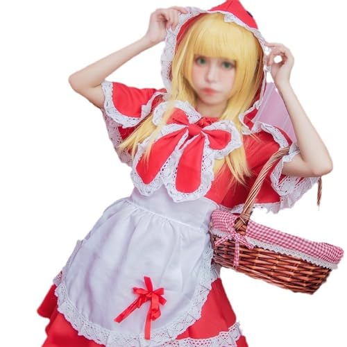 Cosplay-kostüm Für Erwachsene, Komplettes Set, Lolcos-spiele, Anzug, Dienstmädchen-kleidung, Kostüm, Halloween-party, Cosplay-uniform(Size:3XL,Color:A) von lovtuwr