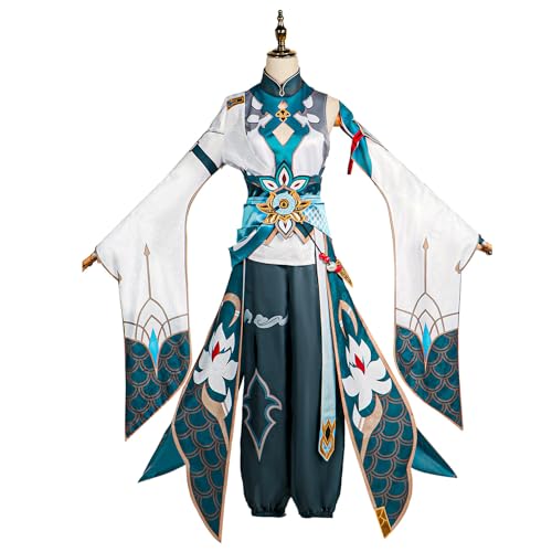 Honkai Star Rail Cosplay Kostüm, Dan Heng · Imbibitor Lunae Kostüm Damen Herren Alte Chinesische Robe Cosplay Kostüm(Size:3XL,Color:WEISS) von lovtuwr