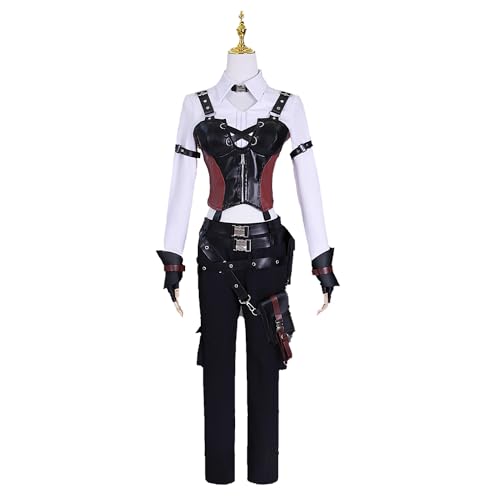 Love And Deepspace Cosplay Kostüm, Spiel Cosplay Schuluniform Hunter Hosen Set Anzüge Für Mädchen Frauen(Size:2XL,Color:SCHWARZ) von lovtuwr