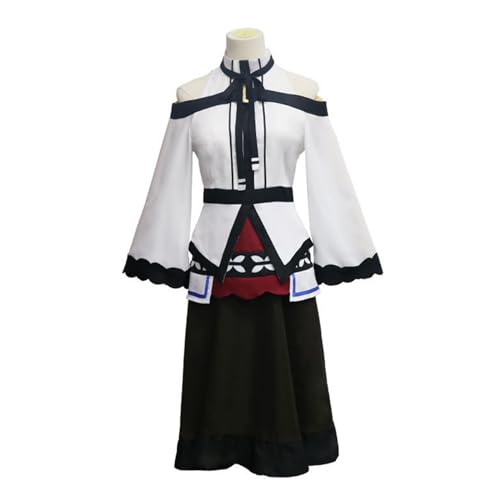 Mushoku Tensei Cosplay Kostüm, Anime Charaktere Alice Uniformen Cosplay Outfit Uniform Komplettes Set Halloween Kostüm(Size:2XL,Color:rot) von lovtuwr